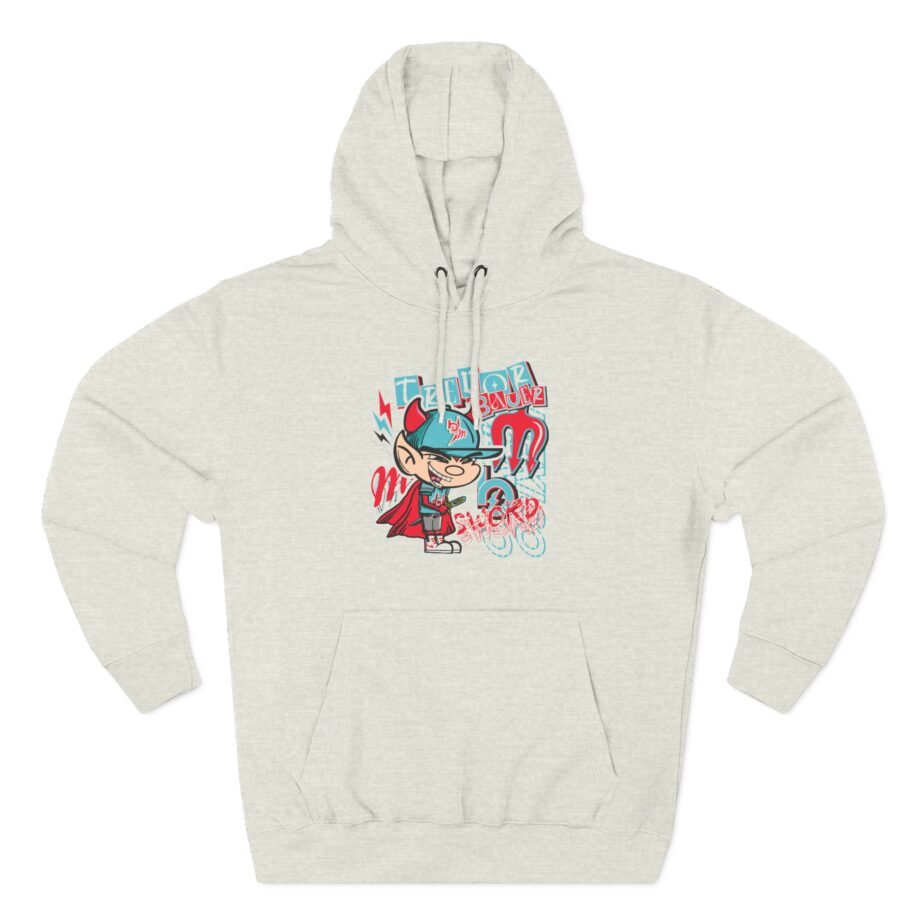 Trevor Bauer Diablo's Cartoon Three-Panel Fleece Hoodie