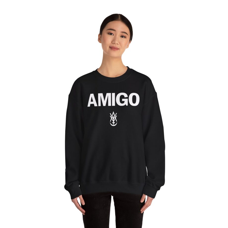 Amigo the Devil Safe for Work Unisex Heavy Blend Crewneck Sweatshirt