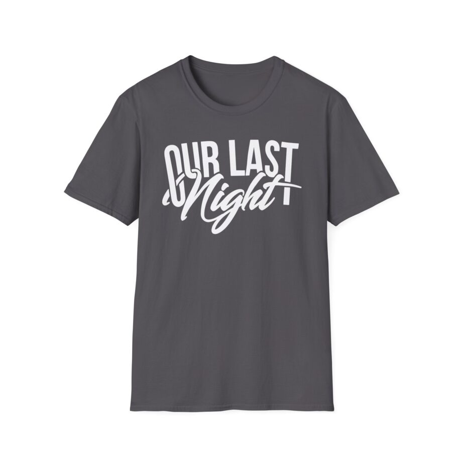 Our Last Night Script Unisex Softstyle T-shirt