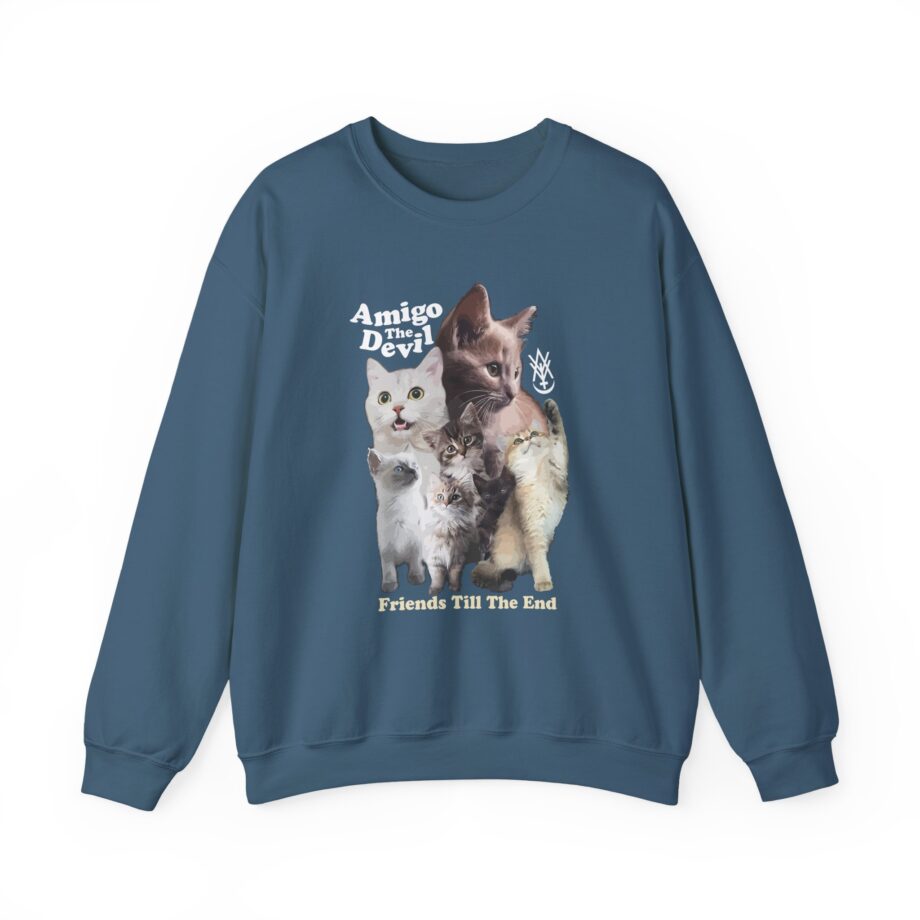 Amigo the Devil  Too Many Puppies Unisex Heavy Blend Crewneck Sweatshirt