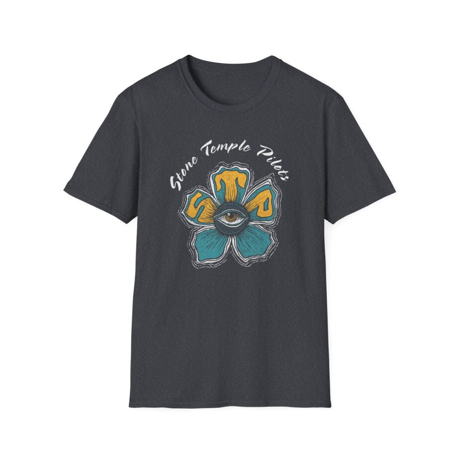 Stone Temple Pilots Eye Flower Unisex Softstyle T-Shirt