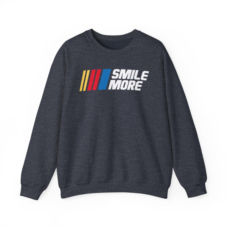Roman Atwood Smile More Racing Unisex Heavy Blend Crewneck Sweatshirt