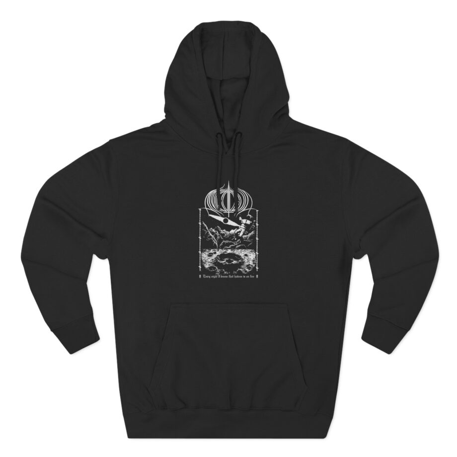 Amigo The Devil  Heavens On Fire Three-Panel Fleece Hoodie