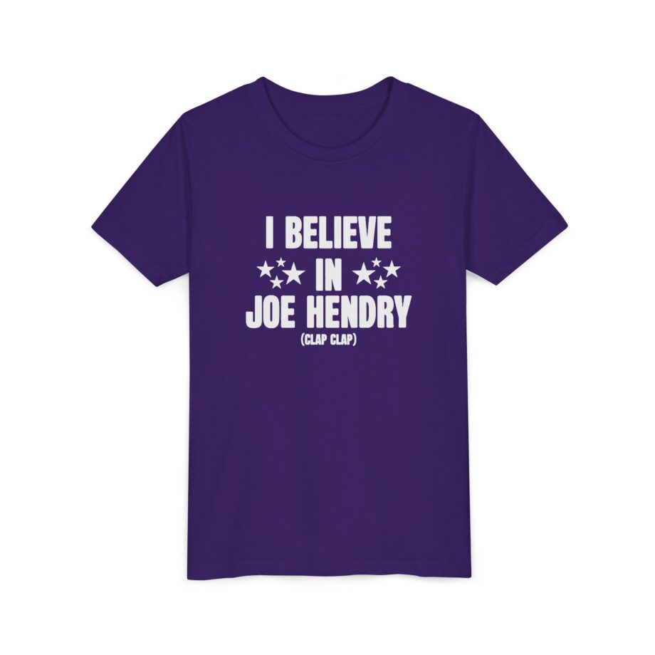 I Believe in Joe Hendry Youth Short Sleeve Tee