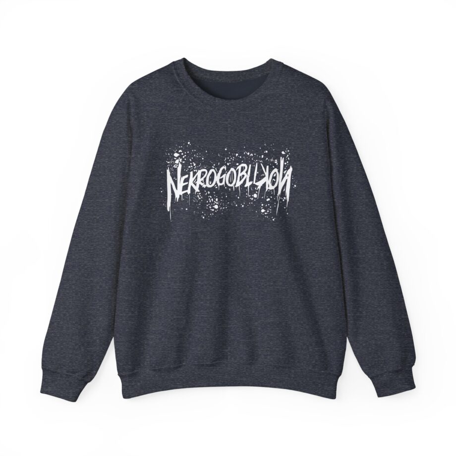 Nekrogoblikon Goblin Mode Raglan Unisex Heavy Blend Crewneck Sweatshirt