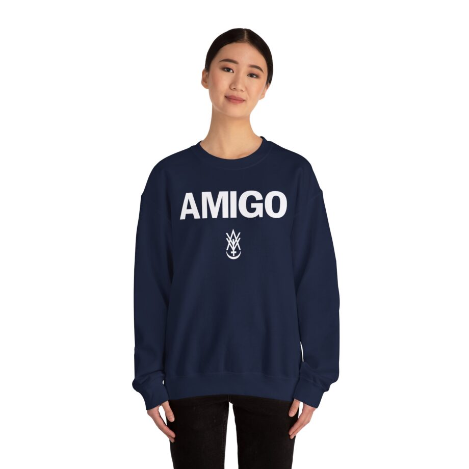 Amigo the Devil Safe for Work Unisex Heavy Blend Crewneck Sweatshirt