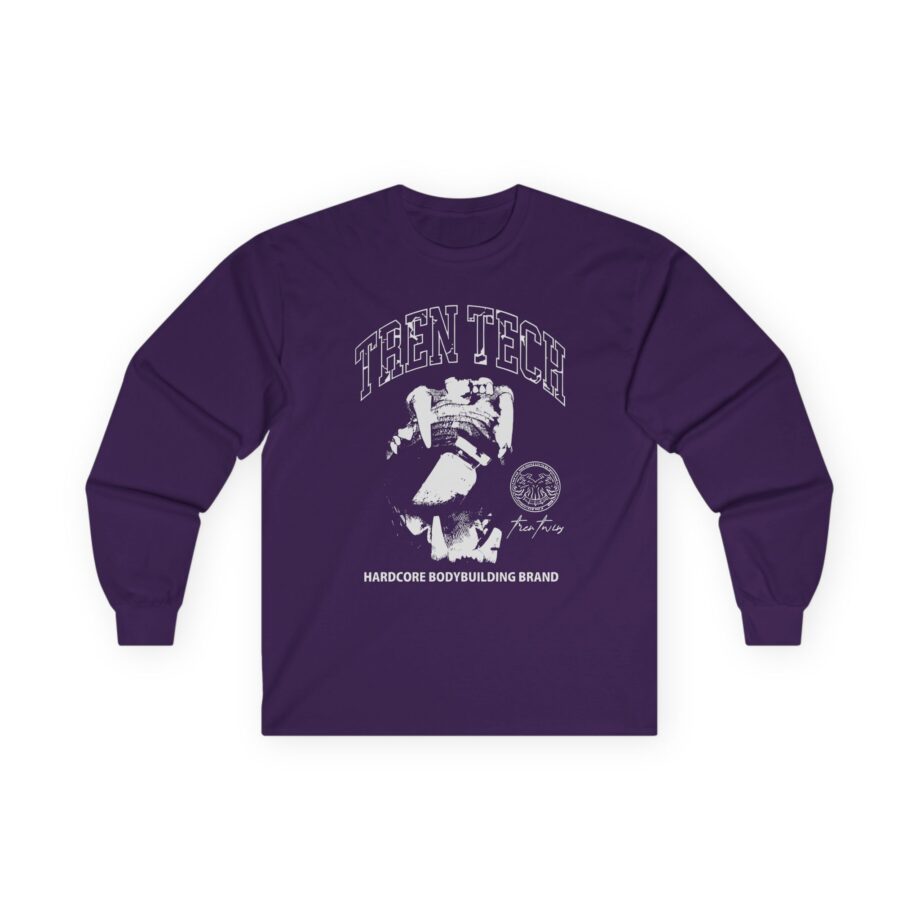 Tren Tech Hardcore Bodybuilding Brand Unisex Ultra Cotton Long Sleeve Tee