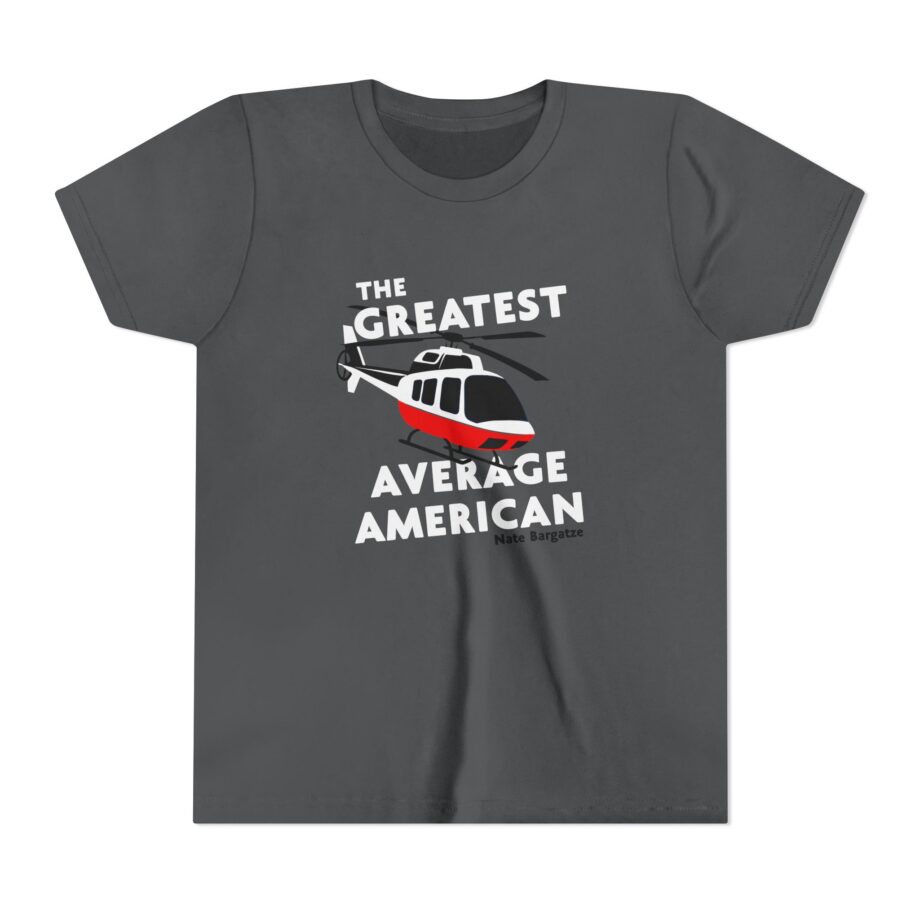 The Greatest Average American Nate Bargatze Youth Short Sleeve Tee