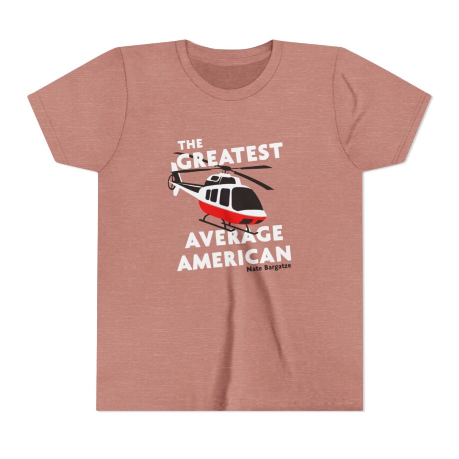 The Greatest Average American Nate Bargatze Youth Short Sleeve Tee
