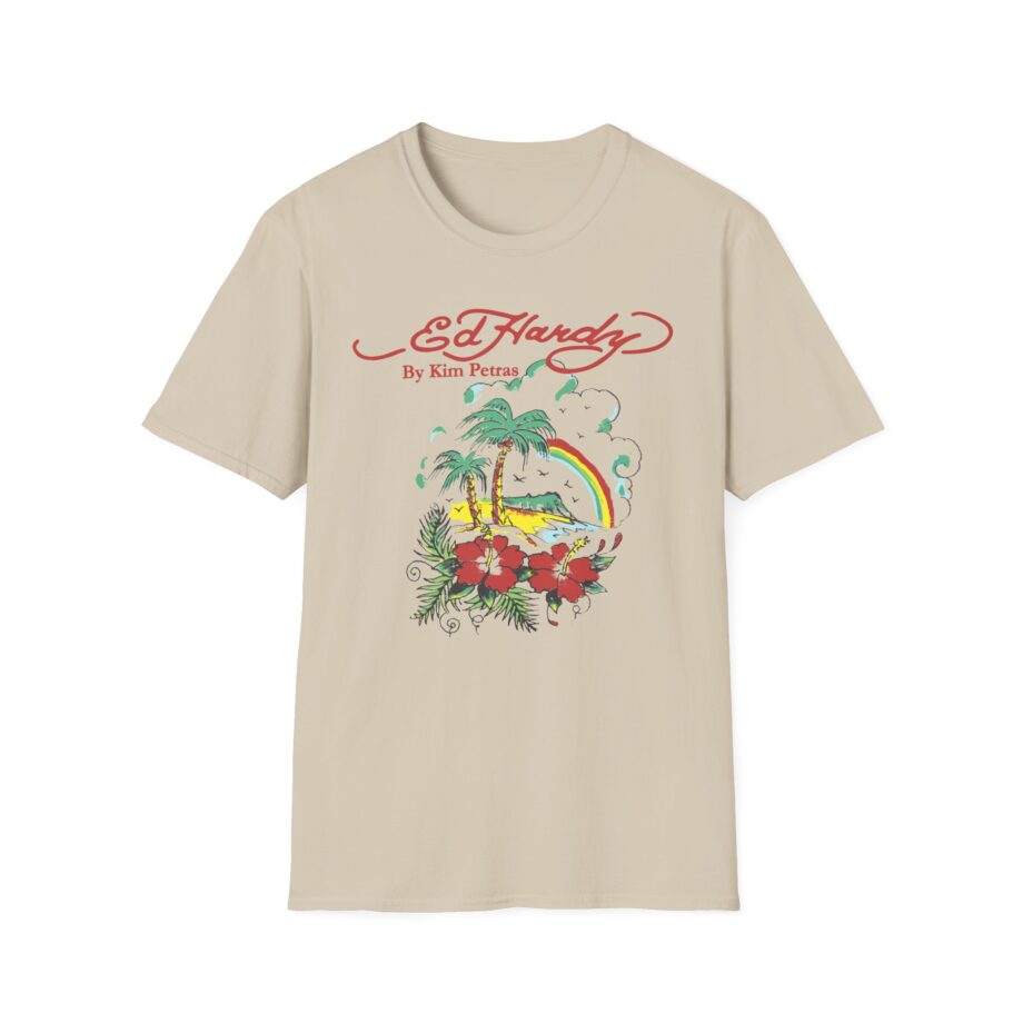 Kim Petras Tropical Scene Lettuce Unisex Softstyle T-shirt