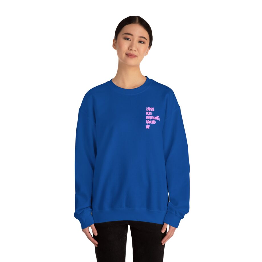 Method Man Carbs Rule Everything Around Me Unisex Heavy Blend Crewneck Sweatshirt