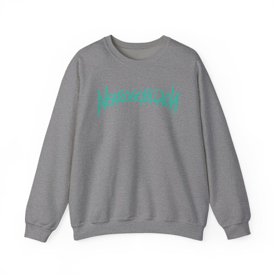 Nekrogoblikon Goblin Mode Crystal Wash Unisex Heavy Blend Crewneck Sweatshirt
