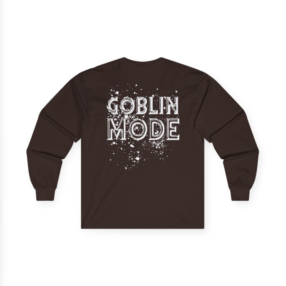 Nekrogoblikon Goblin Mode Raglan Unisex Ultra Cotton Long Sleeve Tee