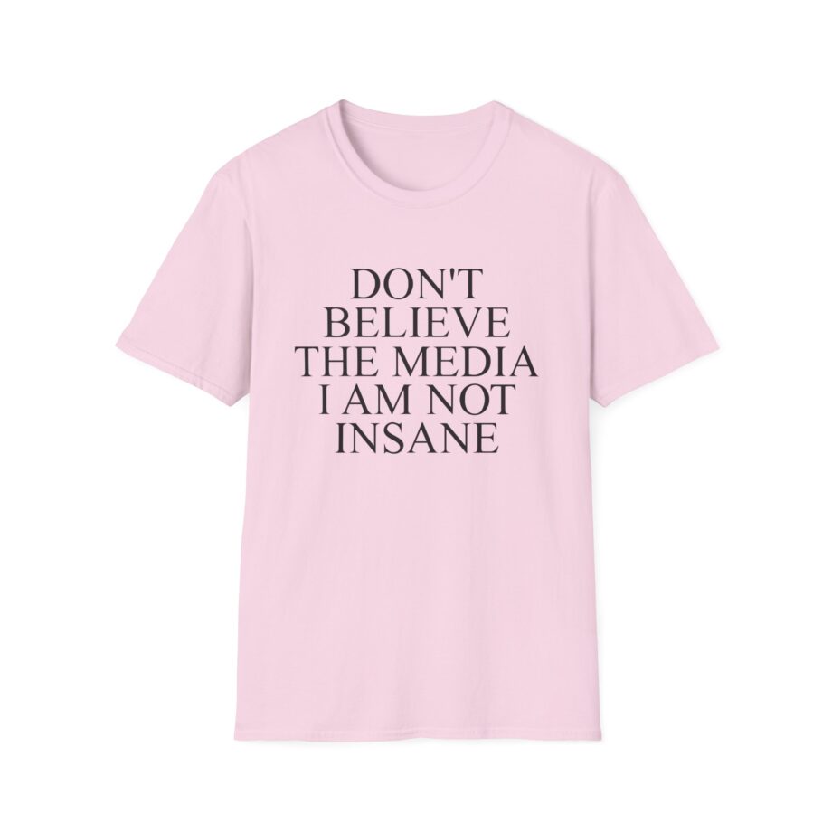 Joost Klein Don't Believe the Media I Am Not Insane Unisex Softstyle T-Shirt