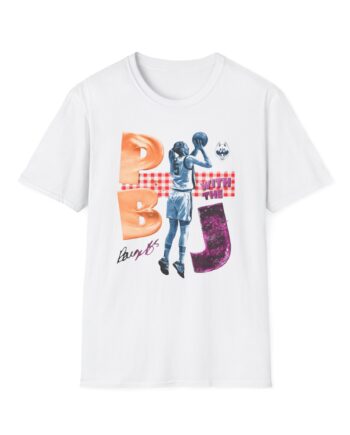 Paige Bueckers Pb With the J Unisex Softstyle T-shirt