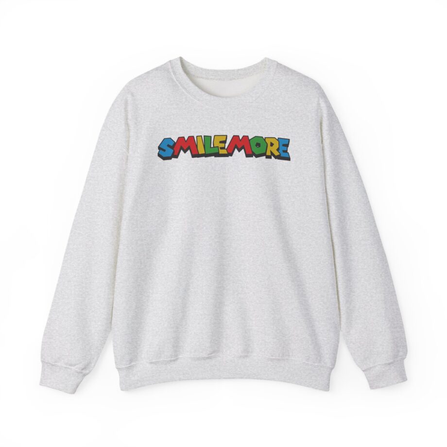 Roman Atwood Colorful Smile More Unisex Heavy Blend Crewneck Sweatshirt