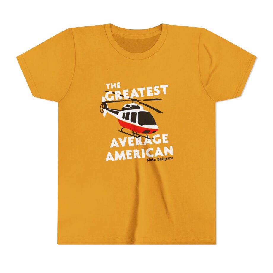 The Greatest Average American Nate Bargatze Youth Short Sleeve Tee