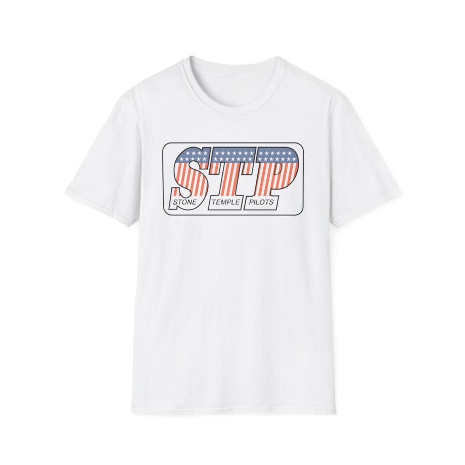 Stone Temple Pilots Stars & Stripes Ringer Unisex Softstyle T-Shirt