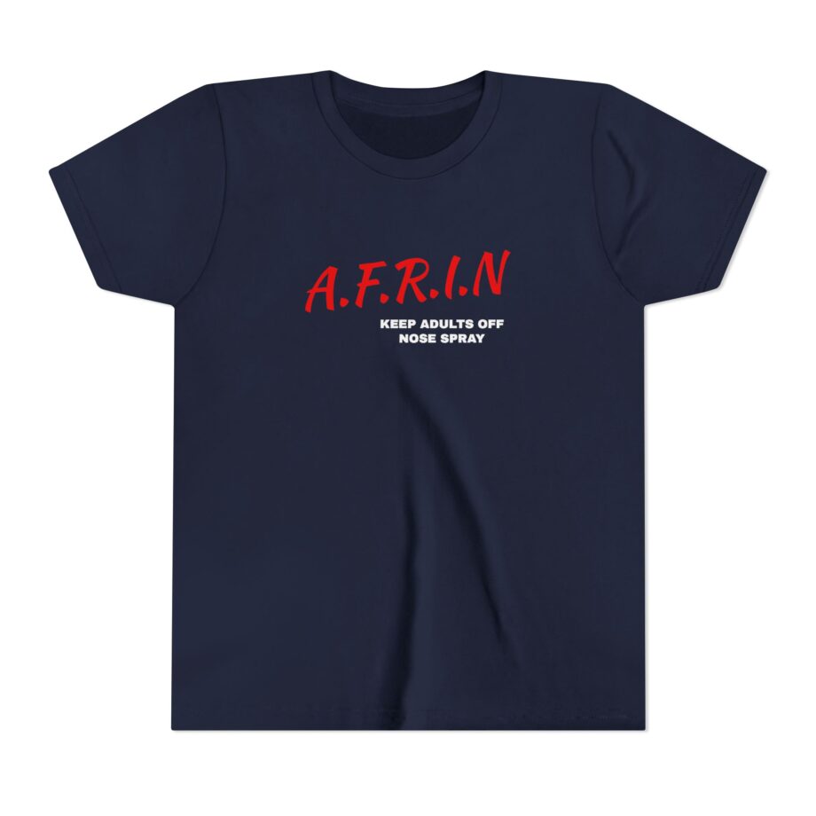 Nate Bargatze Afrin Keep Adults of Nose Spray Youth Short Sleeve Tee