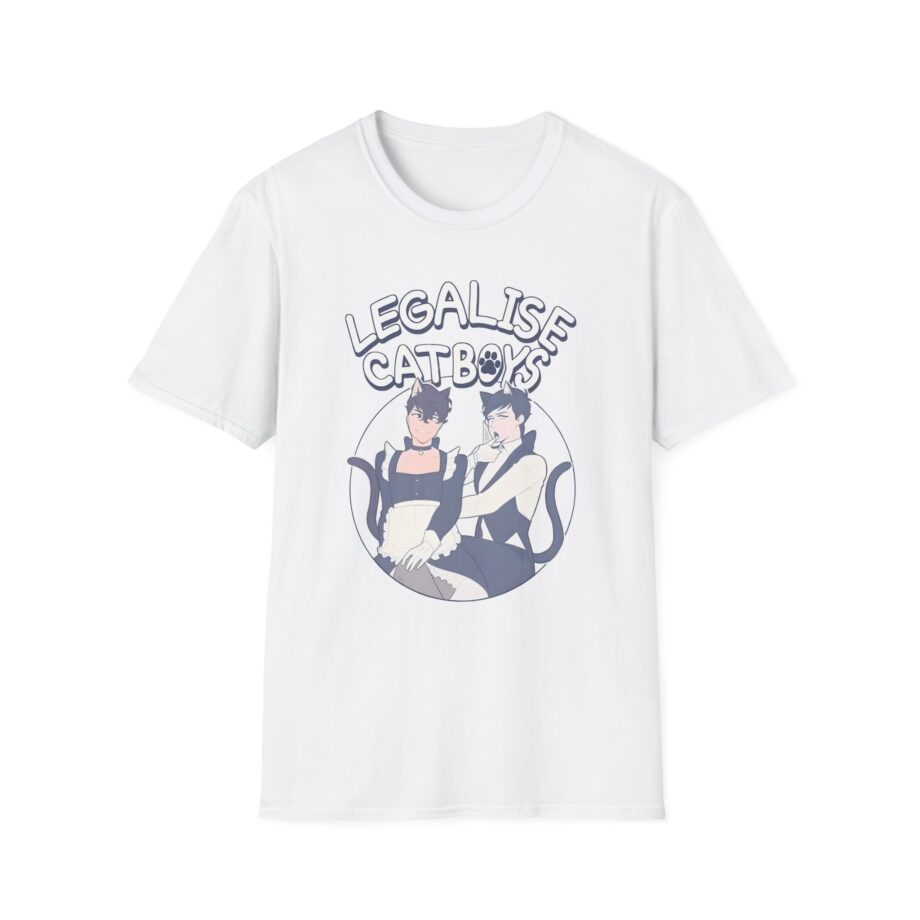Dan and Phil Legalise Catboys Unisex Softstyle T-Shirt