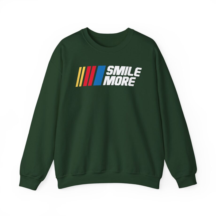 Roman Atwood Smile More Racing Unisex Heavy Blend Crewneck Sweatshirt