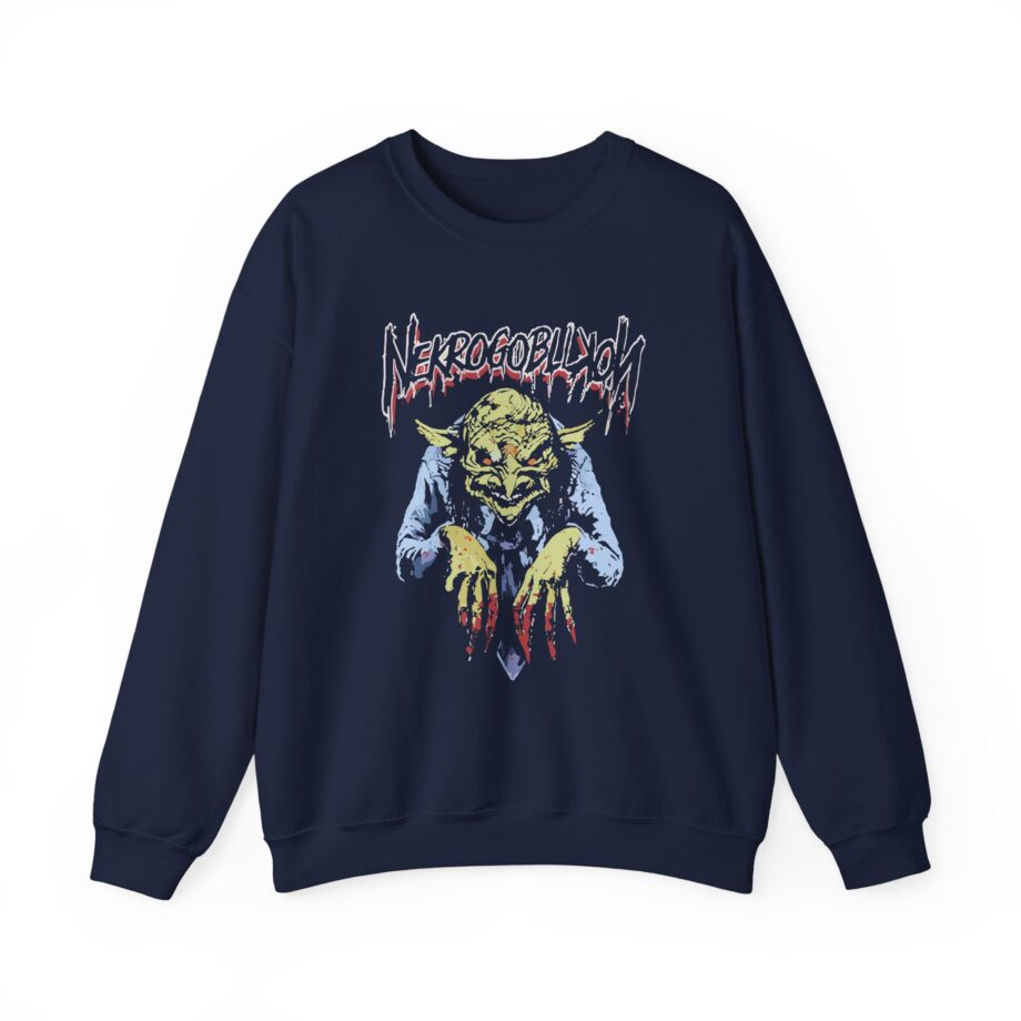 Nekrogoblikon Bloody Fingers Unisex Heavy Blend Crewneck Sweatshirt