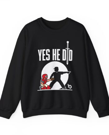 Trevor Bauer Yes He Did Three-panel Fleece Hoodie