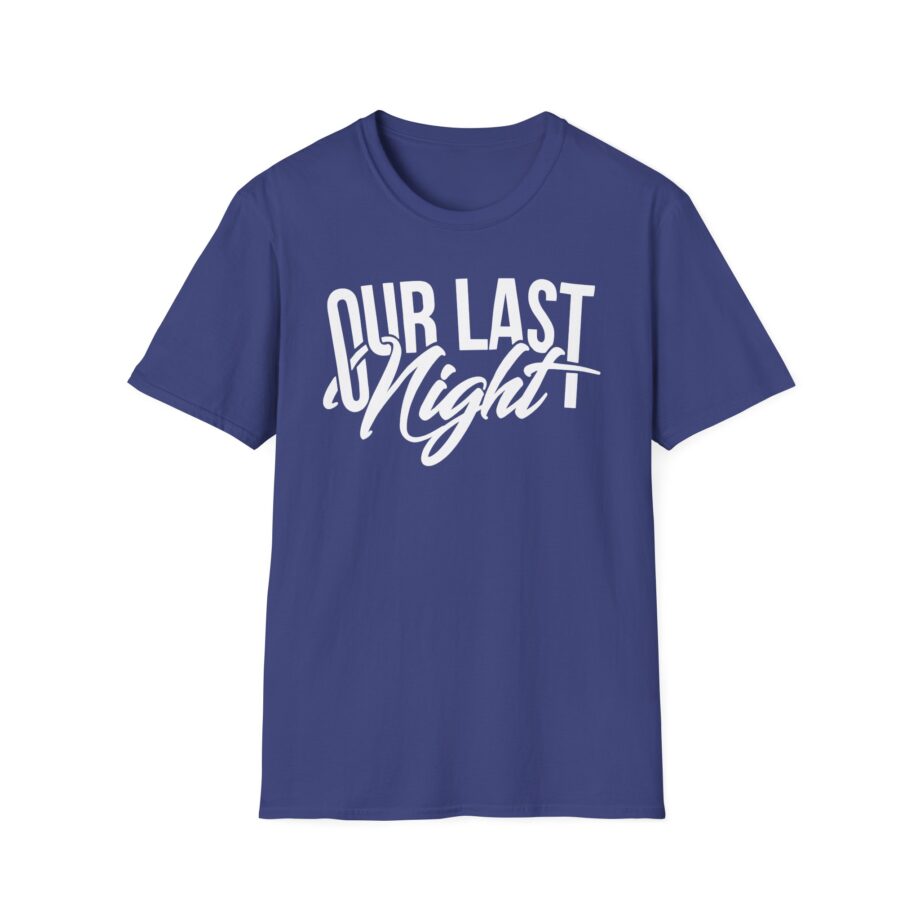 Our Last Night Script Unisex Softstyle T-shirt