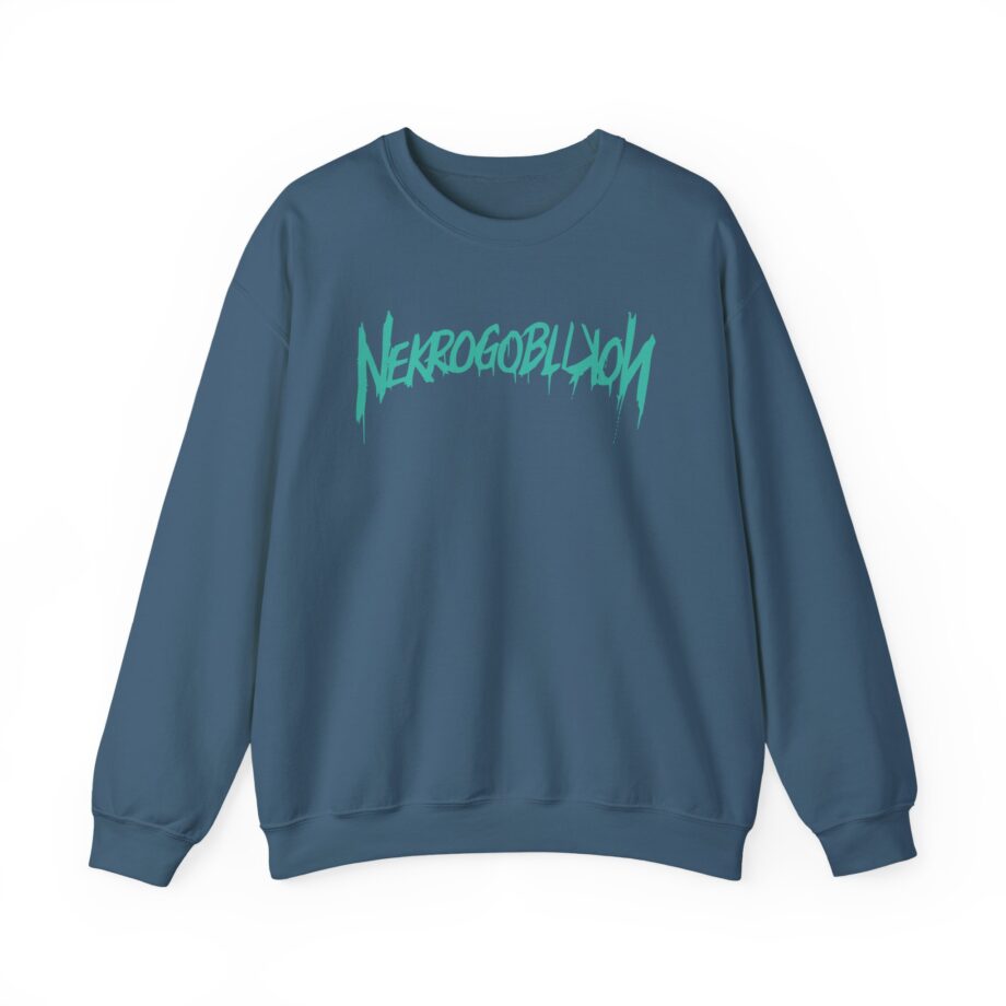 Nekrogoblikon Goblin Mode Crystal Wash Unisex Heavy Blend Crewneck Sweatshirt