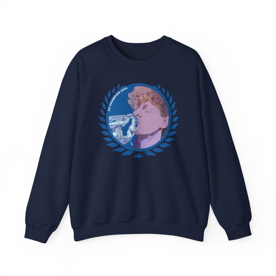Jannik Sinner Ao Champion Unisex Heavy Blend Crewneck Sweatshirt