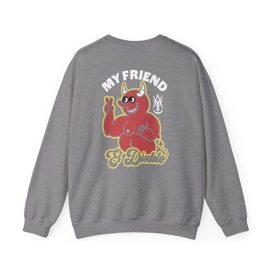Amigo the Devil El Diablo Unisex Heavy Blend Crewneck Sweatshirt