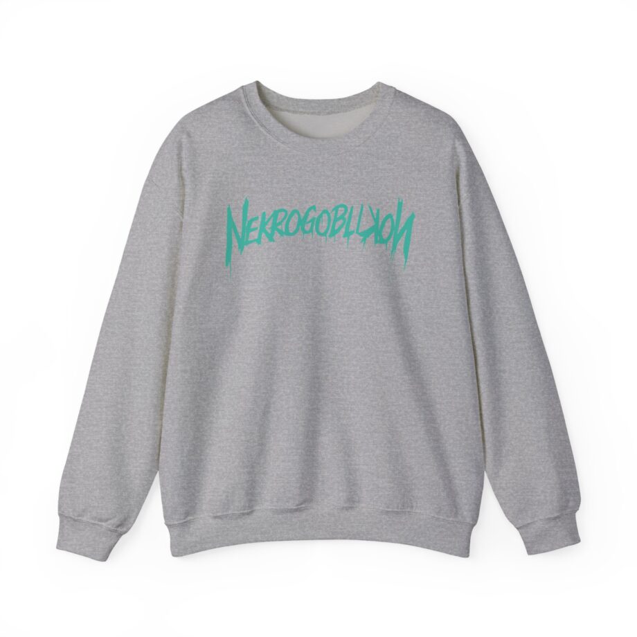 Nekrogoblikon Goblin Mode Crystal Wash Unisex Heavy Blend Crewneck Sweatshirt