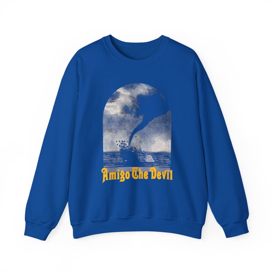 Amigo the Devil Tiger Unisex Heavy Blend Crewneck Sweatshirt