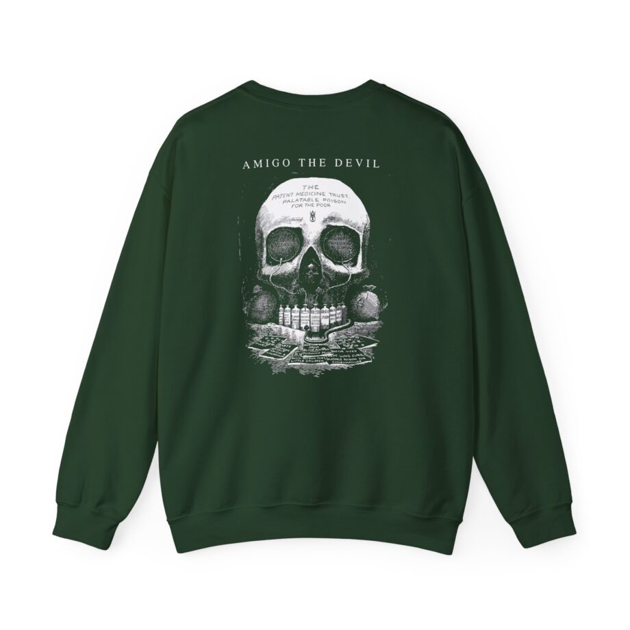 Amigo the Devil Tiger Unisex Heavy Blend Crewneck Sweatshirt