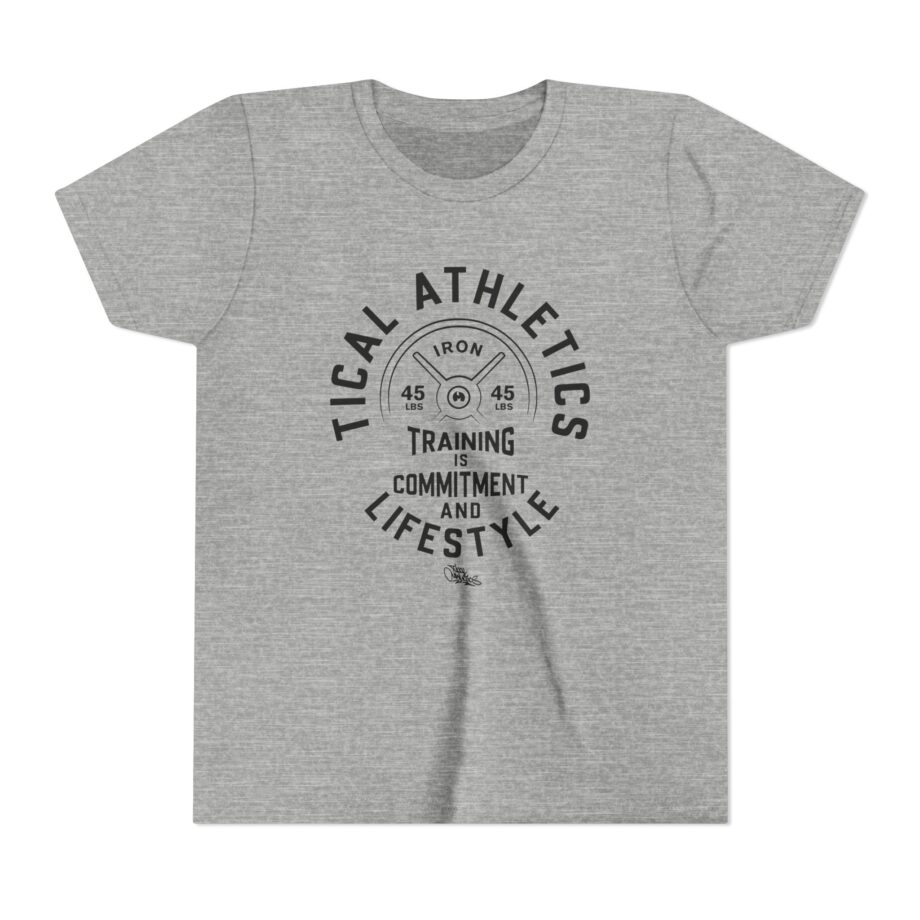 Method Man Training is Commitment and Lifestyle Tical Athletic Youth Short Sleeve Tee