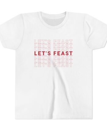 Elyse Myers Let’s Feast Youth Short Sleeve Tee