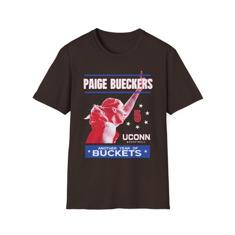 Paige Bueckers Run It Back Drop Unisex Softstyle T-shirt