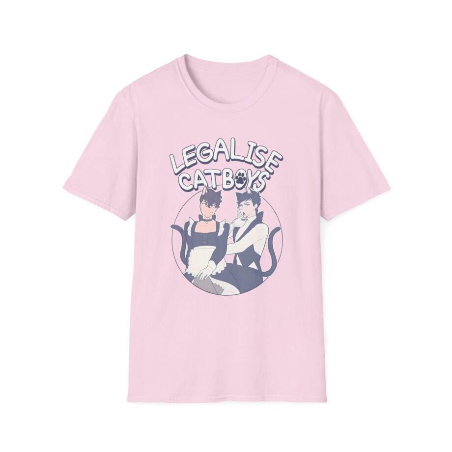Dan and Phil Legalise Catboys Unisex Softstyle T-Shirt