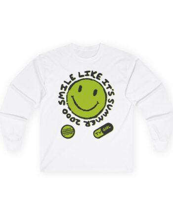 Tv Girl Smile Like It's Summer 2000 Unisex Ultra Cotton Long Sleeve Tee