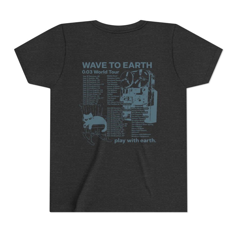 Wave to Earth 0.03 NA Tour Youth Short Sleeve Tee