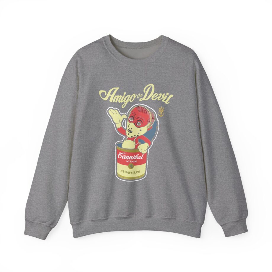 Amigo the Devil Canibal Within Unisex Heavy Blend Crewneck Sweatshirt