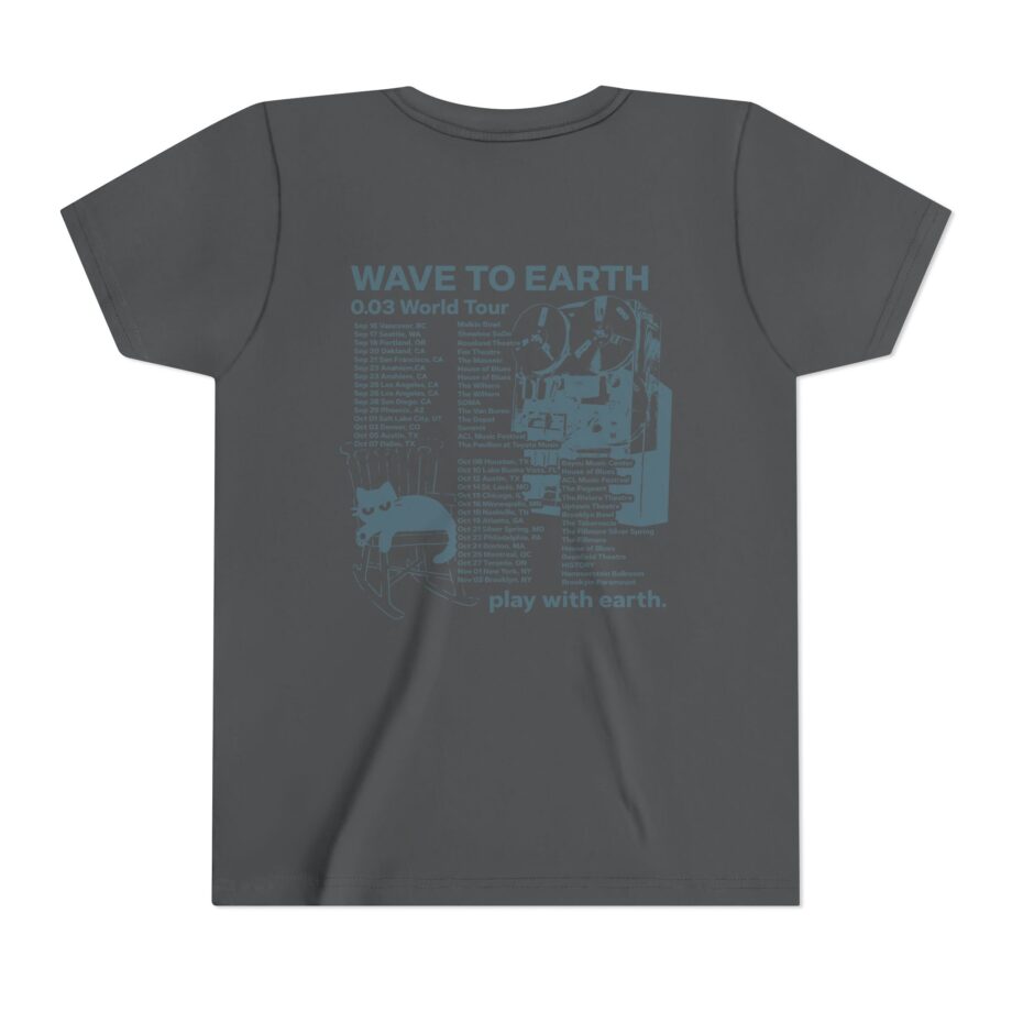 Wave to Earth 0.03 NA Tour Youth Short Sleeve Tee