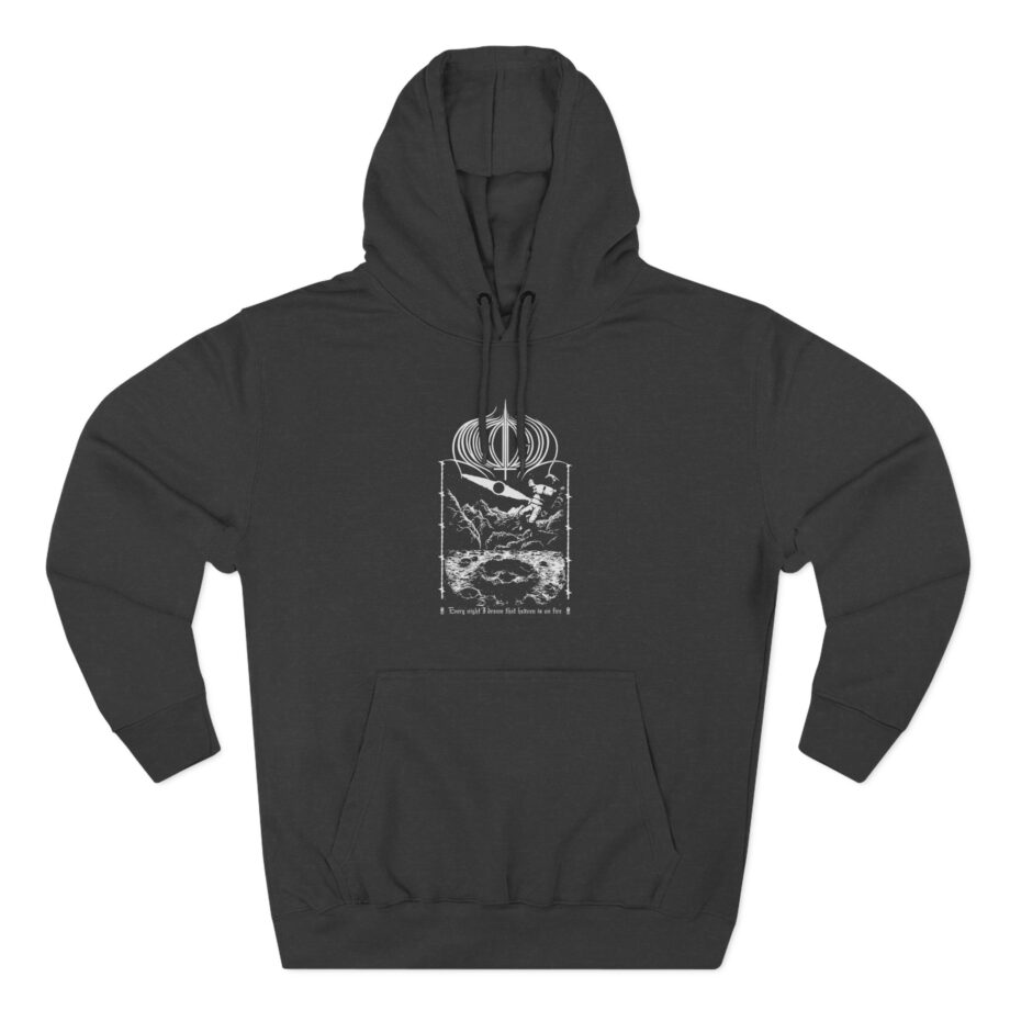 Amigo The Devil  Heavens On Fire Three-Panel Fleece Hoodie