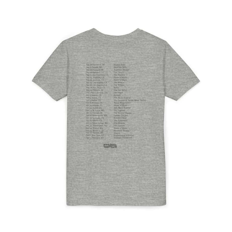 Wave to Earth 0.03 NA Tour  Youth Short Sleeve Tee