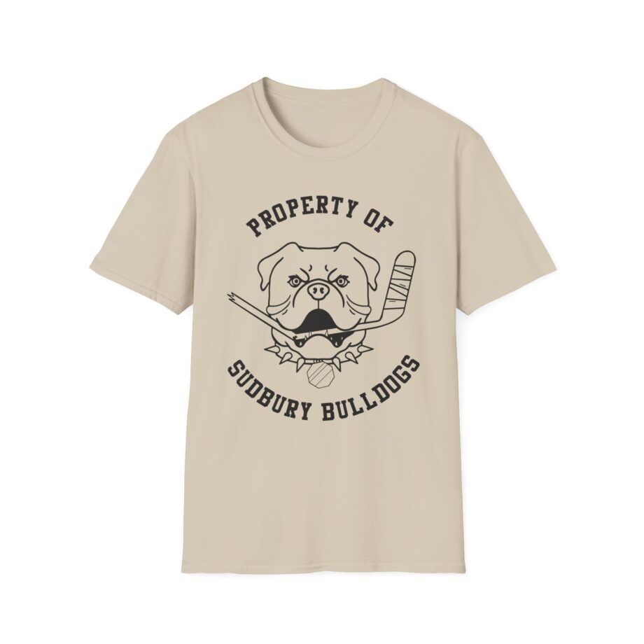 Shoresy Roperty of Sudbury Bulldog Unisex Softstyle T-shirt