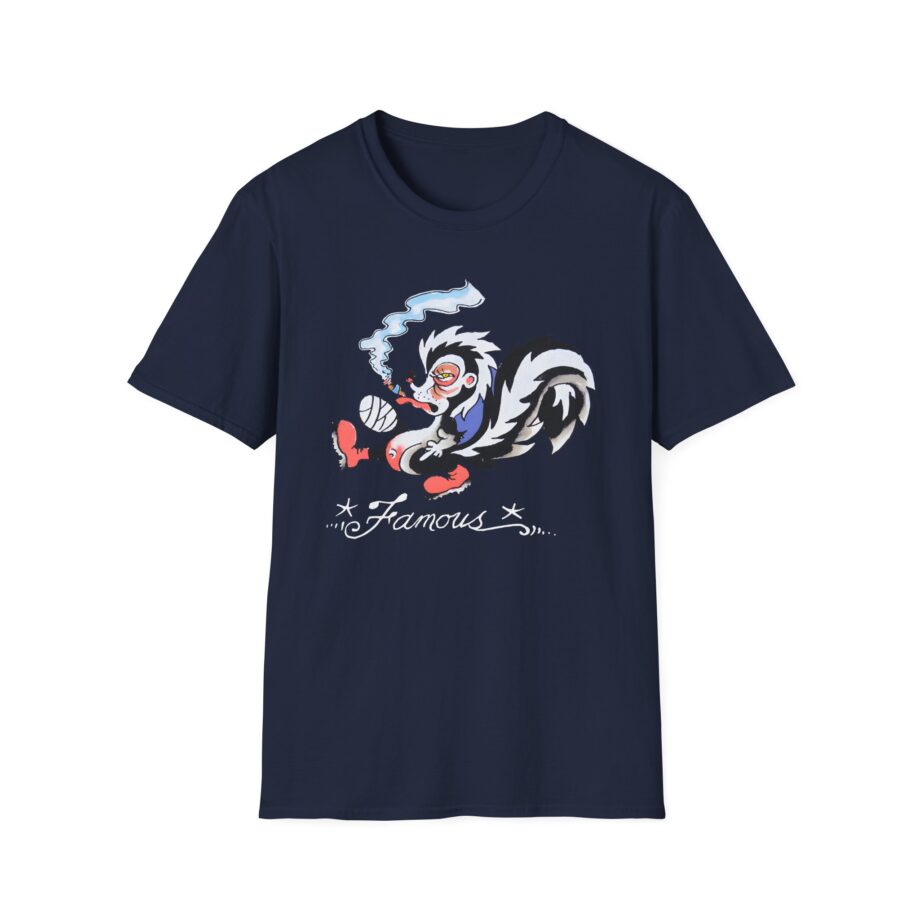 Kim Petras Famous Skunk Boxy Unisex Softstyle T-shirt