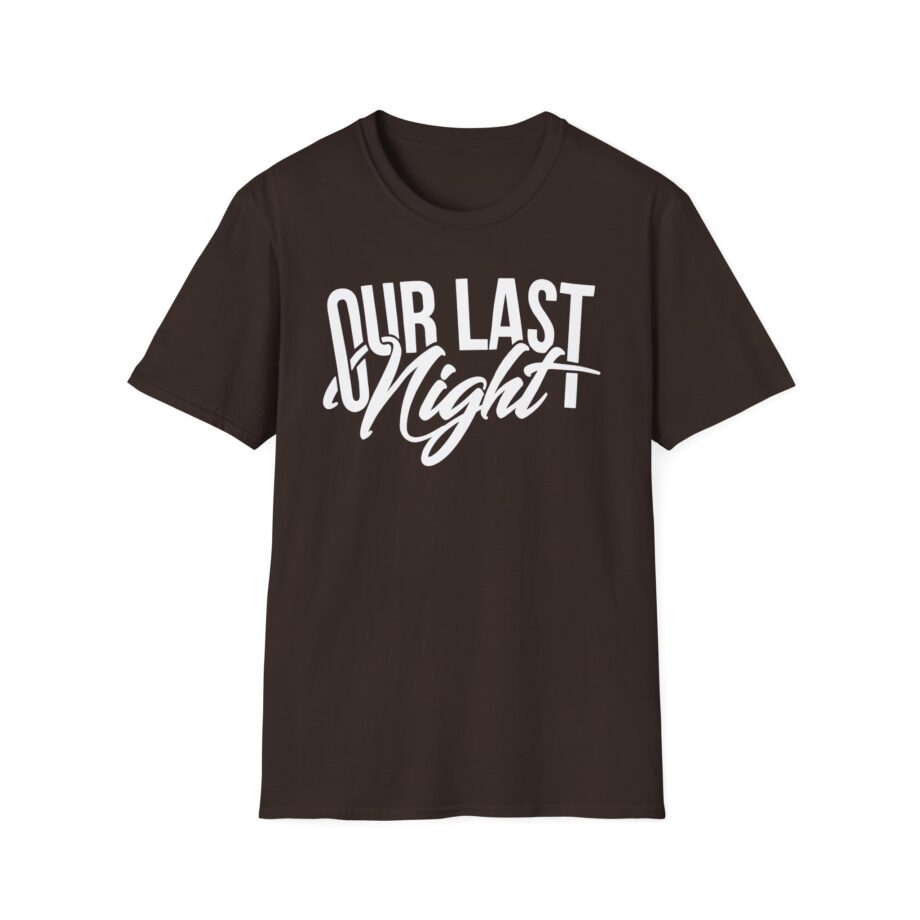 Our Last Night Script Unisex Softstyle T-shirt