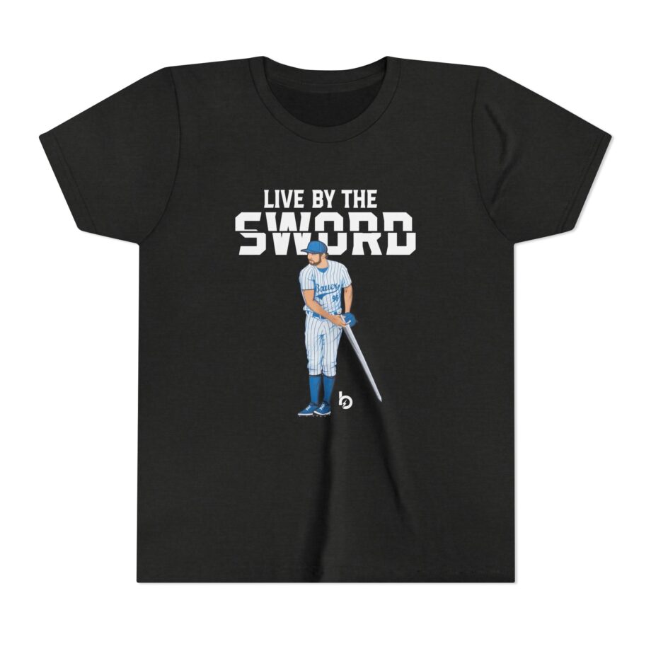 Trevor Bauer Live By The Sword Youth Short Sleeve Tee