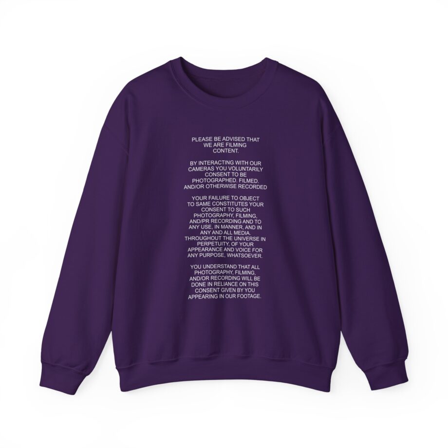 Nekrogoblikon We Are Filming Content Unisex Heavy Blend Crewneck Sweatshirt
