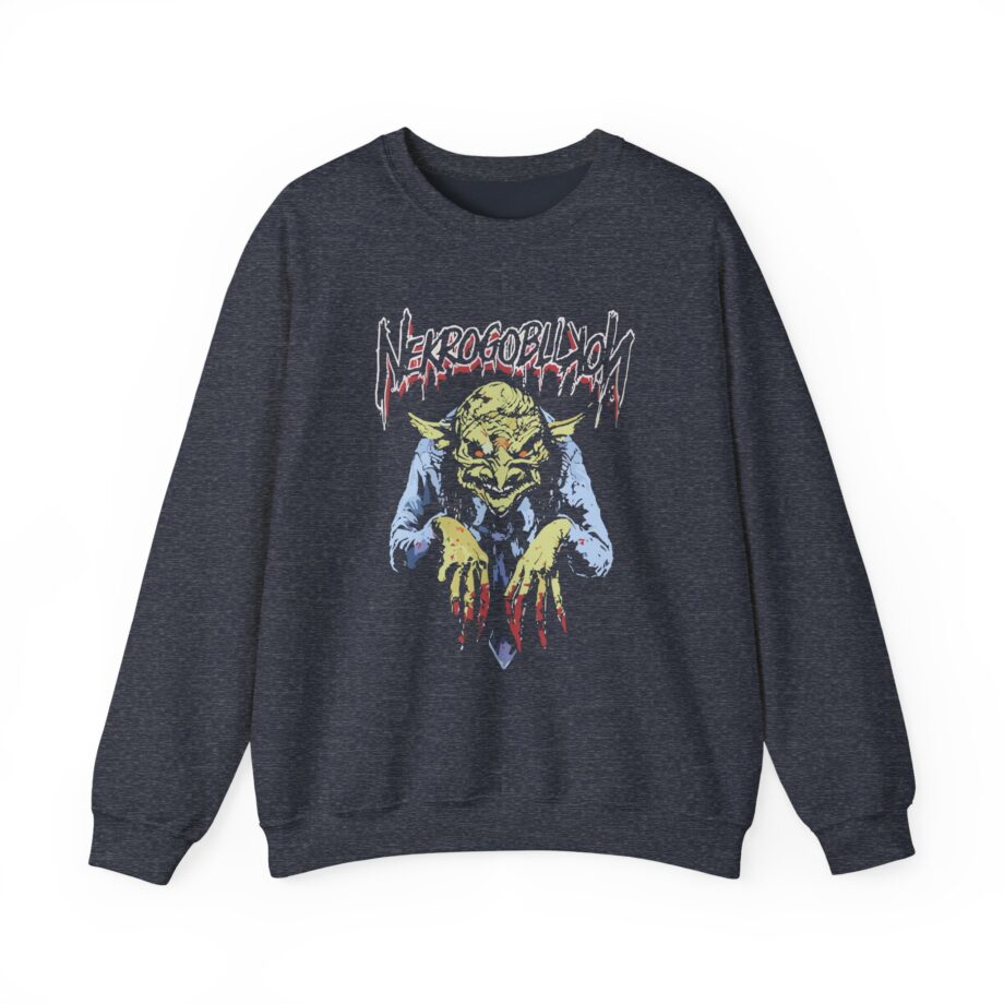 Nekrogoblikon Bloody Fingers Unisex Heavy Blend Crewneck Sweatshirt